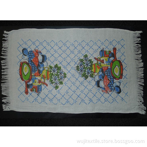 Microfiber Heat Transfer Printed Face Towel Hand Towel (WJ-F1046)